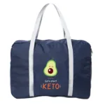 Boston Bags Travel Luggage Bag Foldable Travel Bags Nylon Pack WaterProof Storage Clothes Pack Organizer Avocado Printing Series - Image 8
