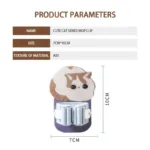 Wall Mounted Hooks Mop Organizer Holder Adhesive Cute Cat Multi-Purpose Room Hanger Strong Hooks Kitchen Bathroom Broom Clip - Image 6