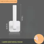 1/2pcs Adhesive Toilet Roll Paper Holder Organizer Wall Mount Storage Stand Kitchen Bathroom No Drill Tissue Towel Dispenser - Image 7