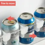 Refrigerator Storage Partition Board Plastic Divider Storage Splint Kitchen Bottle Can Assortment Shelf Organizer Divider Clips - Image 4
