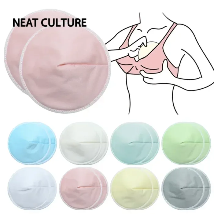 Three-Layer Fiber Ultra-Fine Waterproof Breathable Breast Pad Anti-Overflow Maternity Care Pad Baby Feeding - Image 1