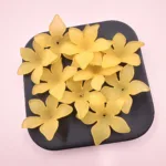 20pcs/bag 25mm*5mm Matte Bauhinia Flower Acrylic Beads Caps Jewelry Making DIY For Earrings Hair Accessories Necklaces - Image 10