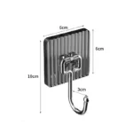 Bathroom Wall Mounted Light Luxury Hook Coat Towel Hanger No Drilling Rack Strong Self Adhesive Holder Accessori Home Storage - Image 6