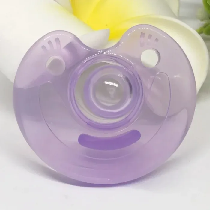 1pc All The New Young Babies Silicone Baby Pacifier  Smiling Face Gap Play Mouth Maternal And Child Supplies Plastic - Image 5