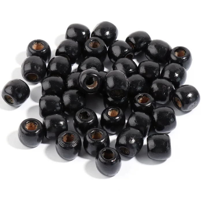 Natural Wooden Beads For Jewelry Making Big Hole Wood Beads Loose Spacer Beads DIY Hair Accessories Bracelet Necklace Wholesale - Image 10