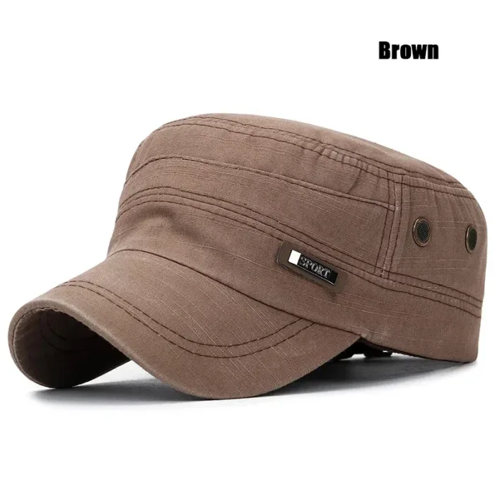 Military Cadet Flat Cap Fashion Clothes Adjustable Snapback Hat Unisex New Fashion Classics Outdoor Casual Sport Baseball Cap - Image 11