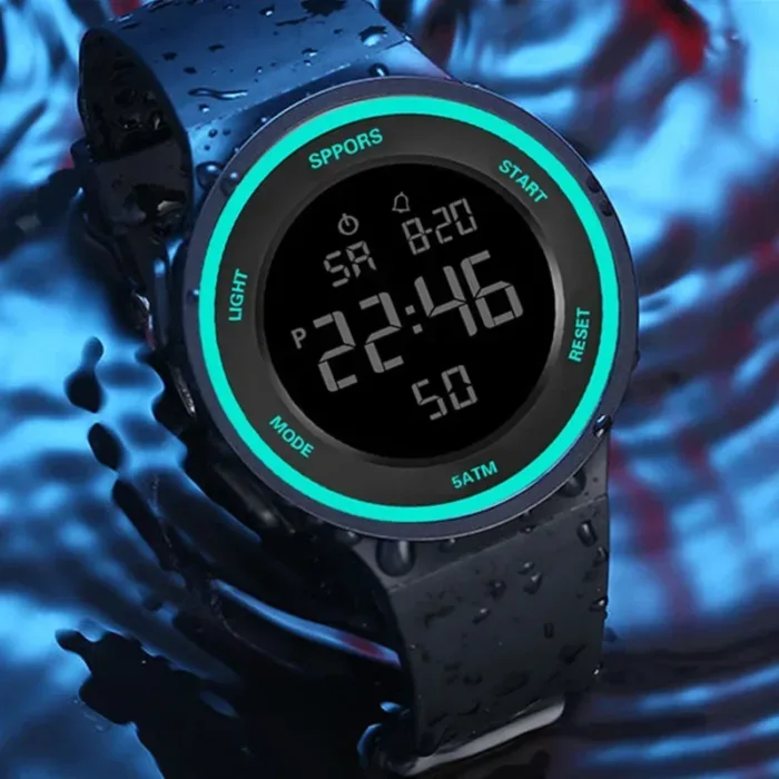 Fashion Electronic Watch Waterproof Led Watches for Men Outdoor Sports Men Digital Led Quartz Alarm Men Wrist Watch Reloj Hombre - Image 1