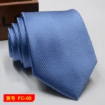 67 Styles Men's Ties Solid Color Stripe Flower Floral 7-8cm Jacquard Necktie Accessories Daily Wear Cravat Wedding Party Gift - Image 19