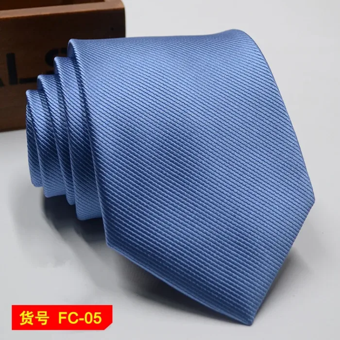 67 Styles Men's Ties Solid Color Stripe Flower Floral 7-8cm Jacquard Necktie Accessories Daily Wear Cravat Wedding Party Gift - Image 19