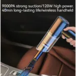 High Power Vacuum Cleaner, Mini Cordless, 2000PA Strong Suction, Rechargeable Portable Dust Collector, for Cars, Keyboard Gaps - Image 2
