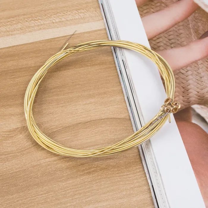 New Colorful Folk Guitar String Replacement Parts Acoustic Guitar Copper Core Strings Kit Musical Instrument Accessories 2023 - Image 9