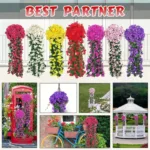 1PC Artificial Flowers Long Vine Rose Home Wedding Outdoor garden Arch Decorations Christmas Celebration photography party - Image 4