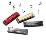 10 Hole Harmonica Mouth Organ Puzzle Musical Instrument Beginner Teaching Playing Gift Copper Core Resin Harmonica harp - Image 2