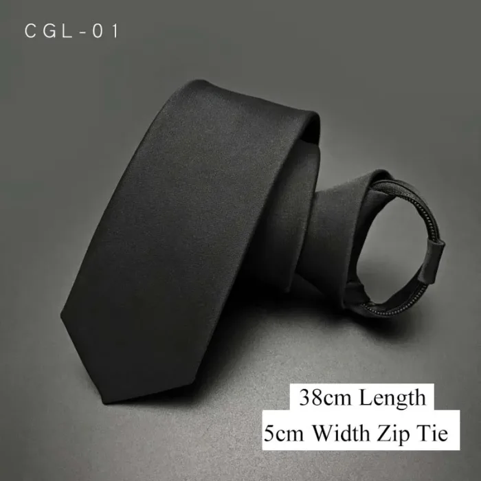 VEEKTIE Fashion Black Air Plane Pattern Necktie Solid Business Cool Ties for men Vestidos Zipper Tie 6 7 8CM Formal Tuxedo Slim - Image 5