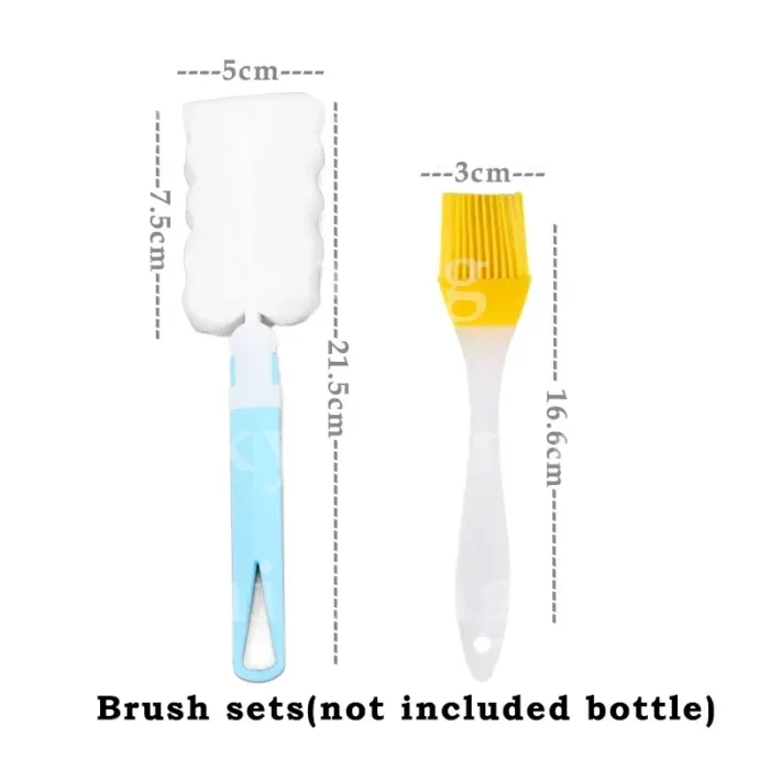 2pc Oil Sprayer Spray for 2 in 1 500ml Oil Sprayer & Pourer Plastic Spray Bottle Kitchen Gadget Sets Accessories for Camping BBQ - Image 12