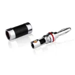 Banana Plug Connector Consumer Electronics Bananas Conector Audio Jack Rhodium Plated Carbon Fiber Screw Press Speaker Terminal - Image 4