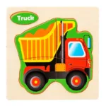 Montessori Wooden 3D Jigsaw Puzzle Cartoon Animals Children Learning Cognition Intelligence Puzzle Game Educational Toy for Kids - Image 23