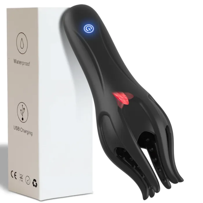 Glans Trainer for Men Powerful Vibrating Penis G Spot Masturbator Soft Fingertip Prolong Endurance Massage Vibrator Erotic Toys - Image 7