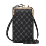 Fashion Women's Shoulder Bag PU Leather Crossbody Bags Zipper Card Holder Wallets Cell Phone Handbag for Women Ladies Gifts - Image 9