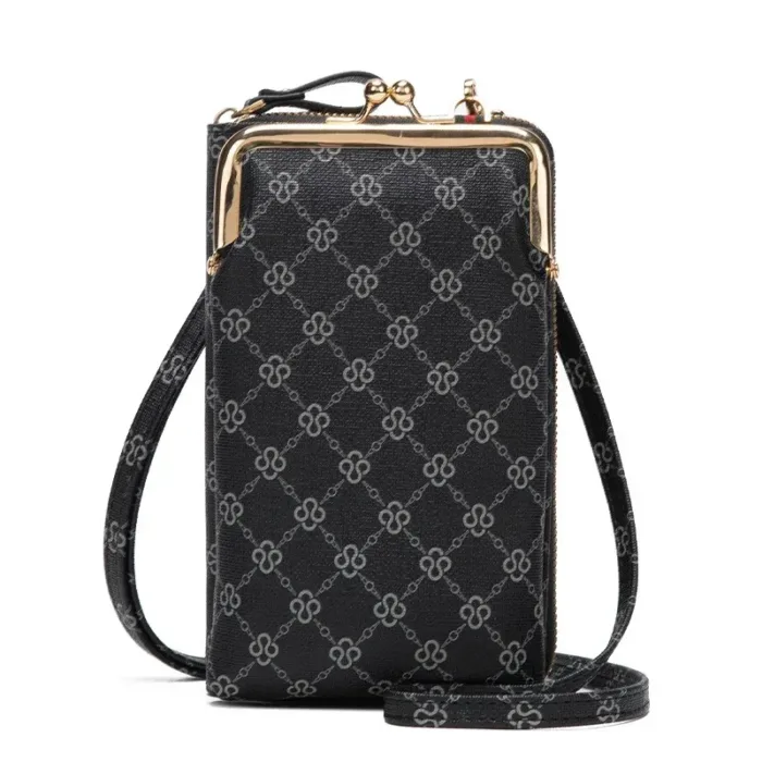Fashion Women's Shoulder Bag PU Leather Crossbody Bags Zipper Card Holder Wallets Cell Phone Handbag for Women Ladies Gifts - Image 9