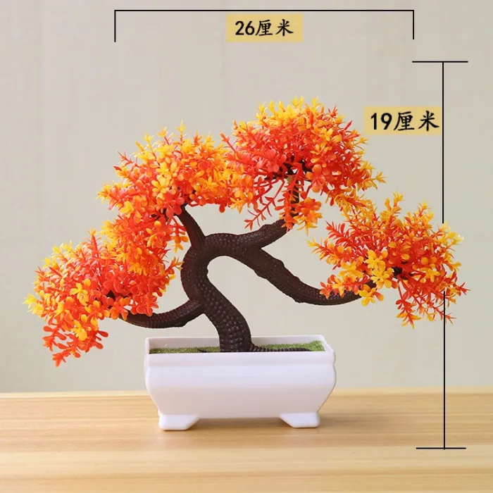 1pc Artificial Plants Bonsai Small Tree Simulation Plants Fake Flowers Table Potted Ornaments Home Decoration Hotel Garden Decor - Image 24
