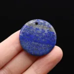 Amazonite Rose Quartz Jade Lapis lazuli Stone30MM Round Disc Pendant Charm For Jewelry MakingDIY Necklace Accessories Gift Party - Image 20