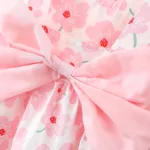 2Piece Summer Clothes Baby Girl Beach Dresses Casual Fashion Print Cute Bow Flower Princess Dress+Hat Newborn Clothing Set BC171 - Image 6
