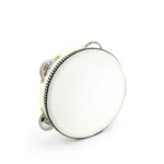 1PC Instrument Tambourine For Dance Concerts 4/6/8/10 Inch Original Wood Color Premium Wood Polyester Drumming Toy Tambourine - Image 6