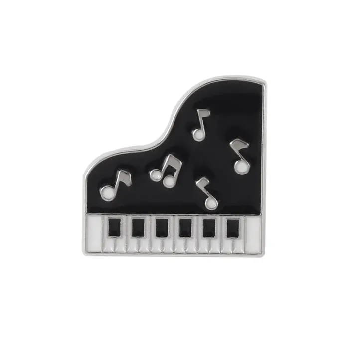 Concert Enamel Pins Piano Violin Guitar Trumpet Brooch Custom Clothes Lapel Badge Cute Musical Instrument Jewelry Gift for Kid - Image 7