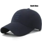 4 Colors New Fashion Soft Top Baseball Cap Outdoor Sport Casual Cotton Snapback Hats For Men and Women Three Bars Dad Hat Design - Image 9