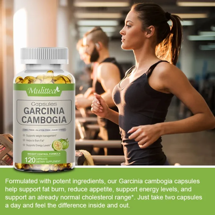 Mulittea Garcinia Cambogia Capsules for Break down glucose prevent fat synthesis and Improve liver detoxification - Image 3