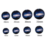 Blue And White Porcelain Flowers Round Photo Resin Glass Cabochon Demo Flat Back Making Findings S1491 - Image 5