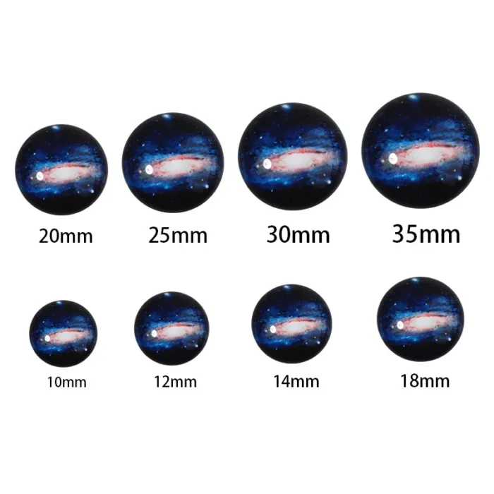 Blue And White Porcelain Flowers Round Photo Resin Glass Cabochon Demo Flat Back Making Findings S1491 - Image 5