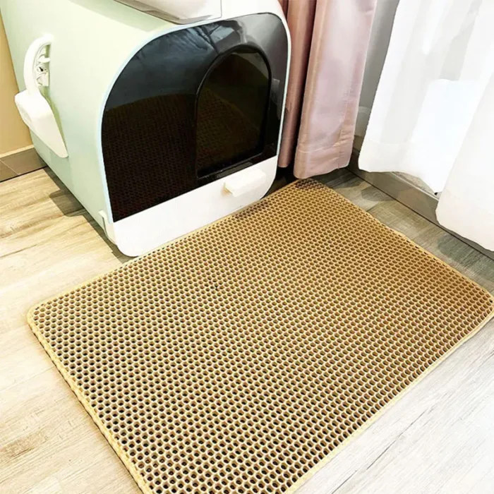 Pet Cat Litter Mat Waterproof Double Layer Cat Litter Trapping Pet Litter Box Mat Clean Pad Products For Cats Accessories - Image 5
