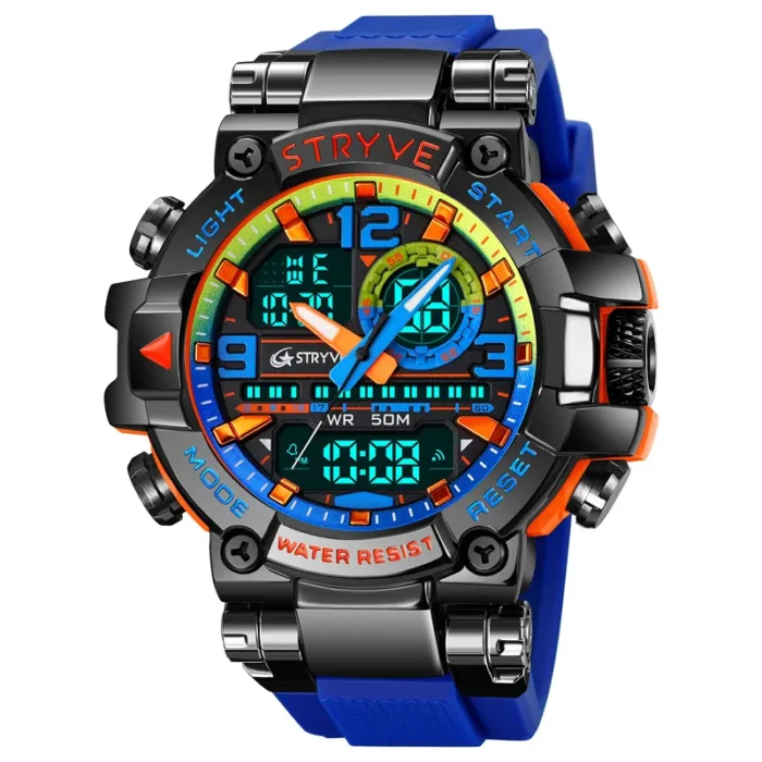 STRYVE Top Brand Men's Digital Watch Waterproof Sport Wristwatch for Men Military Electronic Watches High Quality Male Gifts - Image 18