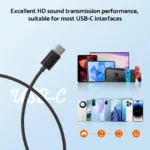 For Samsung Headphones HiFi Surround Sound In-ear USB Type C 3.5mm With wire control Wired Earplugs For Galaxy S24 S23 S22 Ultra - Image 5