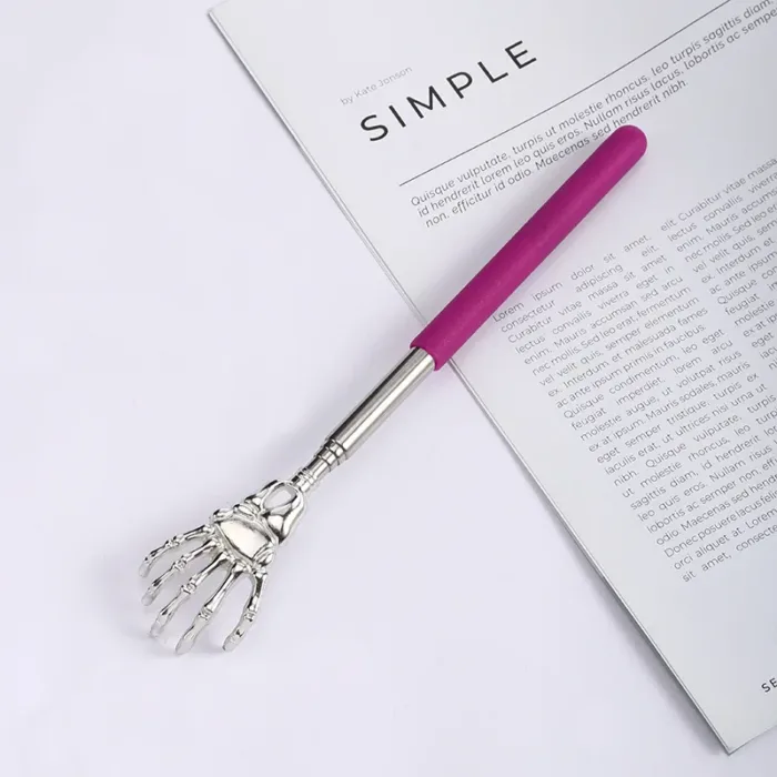 Stainless Steel Back Scratcher Telescopic Scratching Massager Extendable Itch Old Man Happy Health Products Hackle Handicrafts - Image 12