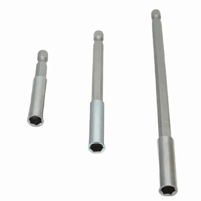 Electric Drill Socket Adapter 1/4 Hex shank self-locking quick release Screwdriver Extension Bar Bits Power Tools - Image 4