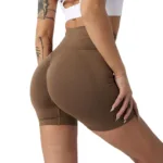 Women High Waisted Seamless Sport Shorts Biker Fitness Yoga Tie Dye Legging Workout Running Women Scrunch Butt Booty GYM Shorts - Image 11