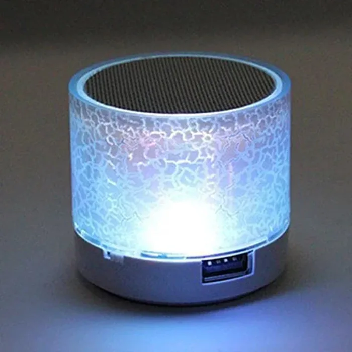Mini Bluetooth Speaker Wireless Loudspeaker Crack LED SD Card USB Subwoofer Portable MP3 Music Sound Column for PC Mobile Phone - Image 5