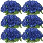 50 Pcs Artificial Rose Flower Silk Roses Bouquet Real Looking Fake Roses for Home Wedding Centerpieces Party Decorations - Image 17