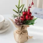 Artificial Plant flower Hot sale Home living room festival Outdoor Garden wedding decor Christmas tree wreath potting DIY gift - Image 4