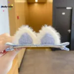 2pcs Cute Ears Hair Clips 3D Rabbit Bear Hair Pin for Baby Girls Kawaii Headwear Little Girls Kids Hair Accessories 2023 NEW - Image 5