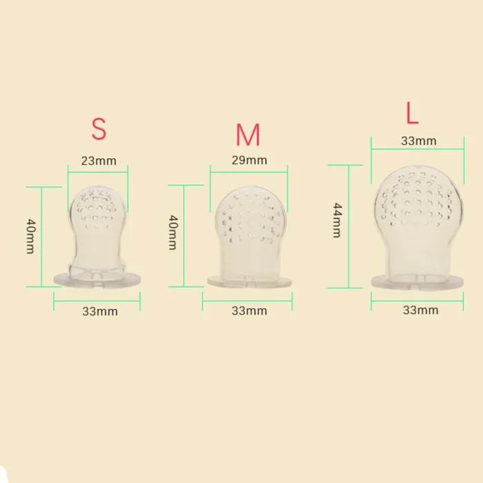 Nipple Pacifier Feeder For Baby Food Grade Silicone PP Training Nipple Milk Fresh Fruit Nibbler Teat Pacifier Bottles Feeding - Image 3