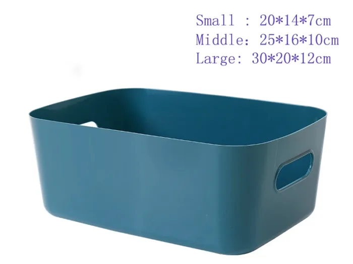 Desk Organizers Household Sundries Plastic Storage Box Office Desktop Student Dormitory Finish Cosmetics Kitchen Storage Basket - Image 7