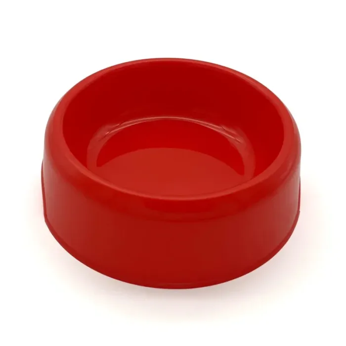 Solid Color Pet Bowl Plastic Dog Cat Round Single Bowls Thickened Eco-Friendly Dog Pet Supplies Dog Accessories - Image 10
