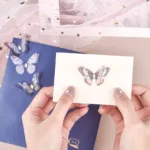 10pcs 4.5cm Double Layered Tulle 3D Luminous Butterfly Wings DIY Sewing Accessories Dress Hair Accessories Headwear Decoration - Image 5