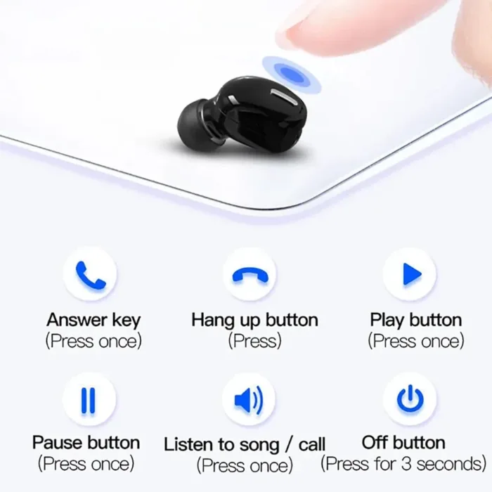 X9 Wireless Headphones Bluetooth-compatible 5.0 Sport Wireless Earphone In-Ear Stereo Sound Earbuds Headset For Xiaomi Huawei - Image 2