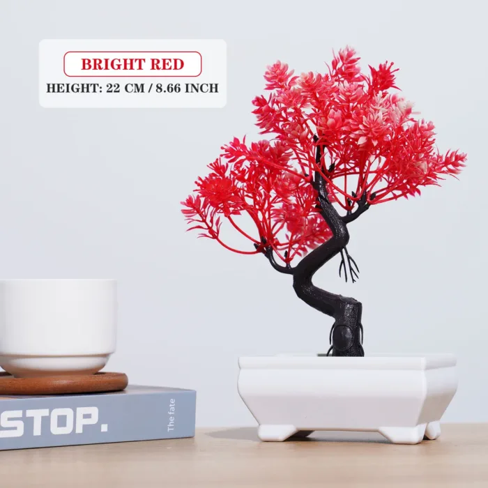 Artificial Plants Bonsai Small Tree Simulation Pot Plants Fake Flowers Table Potted Ornaments for Hotel Garden Home Decor planta - Image 32