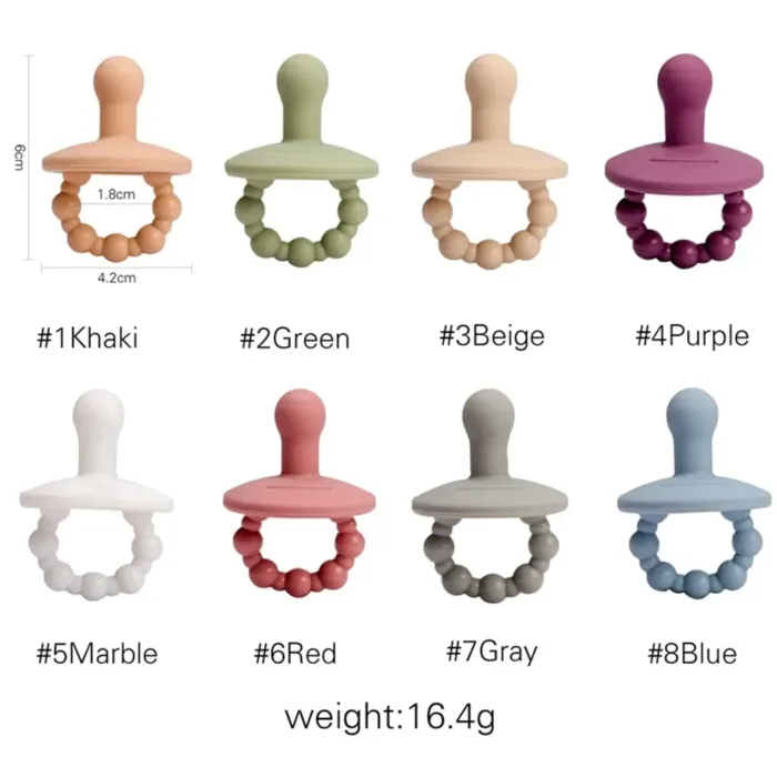 Silicone Pacifier Baby Silicone Nipple Bpa Free Silicone Food Grade Baby Teether Grade Accessories Chewable Nurs Teething Toys - Image 6